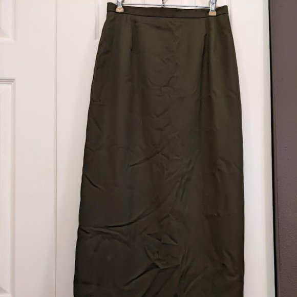 vintage Liz Claiborne Collection, 100% wool maxi skirt - Picture 1 of 4